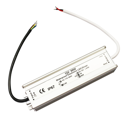 Trình điều khiển nguồn cung cấp điện LED chống nước 60W thực tế IP67 Bền bỉ