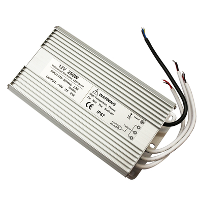 Nguồn điện LED chống thấm nước 120V 220V bền bỉ IP67 Chất liệu nhựa nhôm