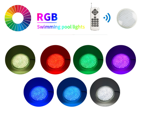 Đèn hồ bơi LED RGB bằng nhựa PAR56 Thay thế Astral 18W 12V AC
