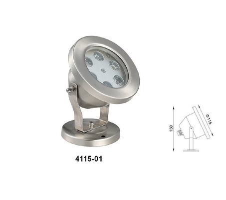 Mua Thép không gỉ LED dưới nước Ánh sáng chống thấm nước IP68 Bền online manufacture