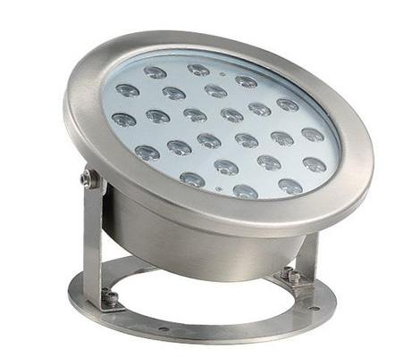 Đèn dưới nước RGB bằng thép không gỉ của RoHs, IP68 dưới ánh sáng điểm dưới nước