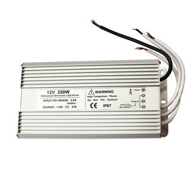 Nguồn điện LED chống thấm nước 120V 220V bền bỉ IP67 Chất liệu nhựa nhôm