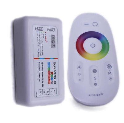 Bộ điều khiển LED RGBW không dây ổn định 12V 2.4G với màn hình cảm ứng