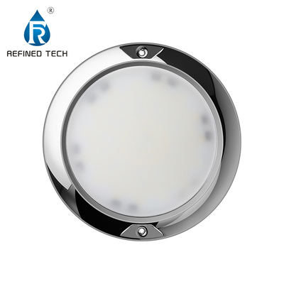 Ultra Thin 316L Stainless Steel Wall Mounted Pool Light IP68 và AC/DC 12V/24V